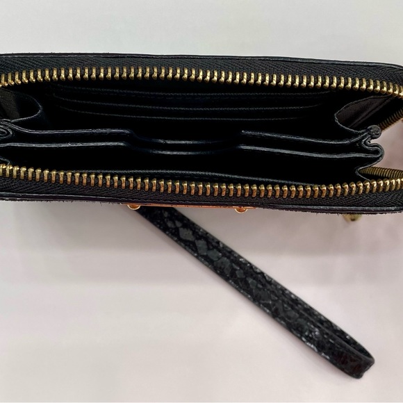 Michael Kors black python wallet/wristlet. - Picture 5 of 6